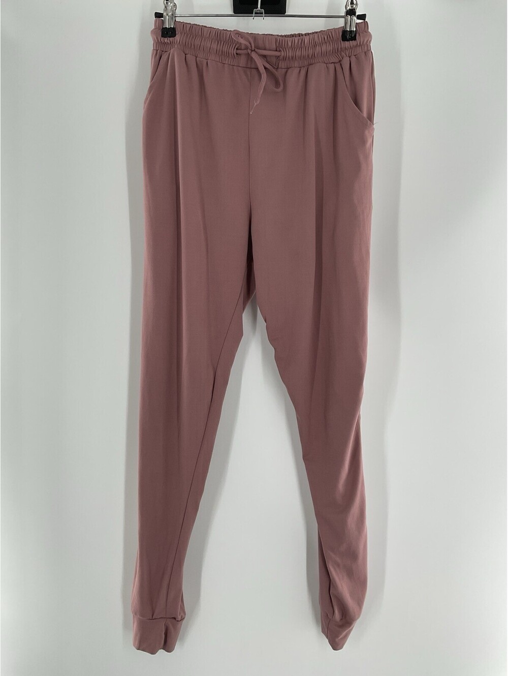 Unbranded Women’s Medium Lounge Pants Dusty Pink Tapered 038
